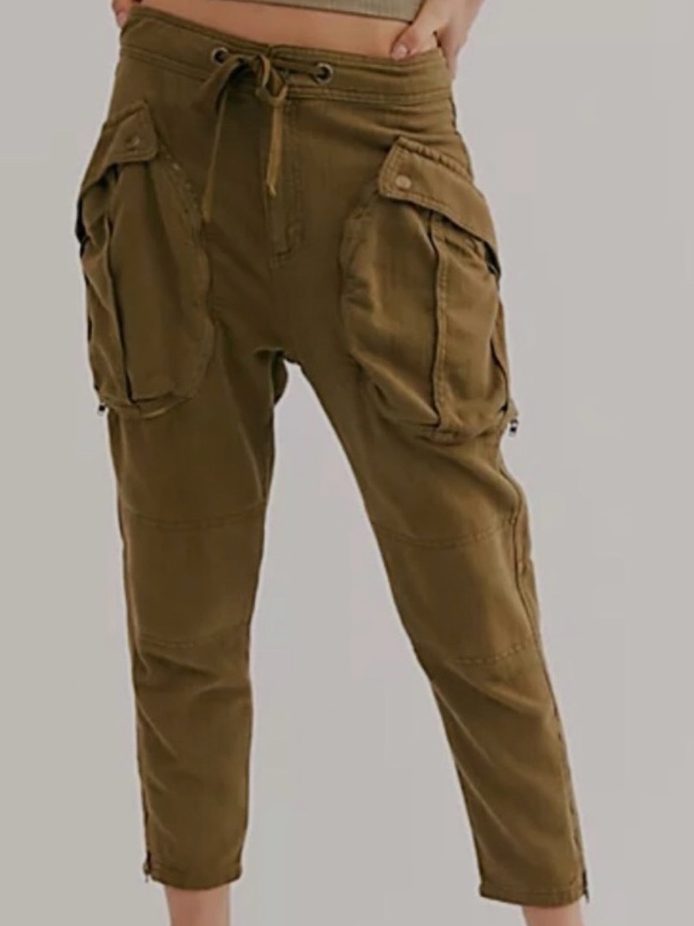 Free People slouchy boyfriend cargo hiker pants